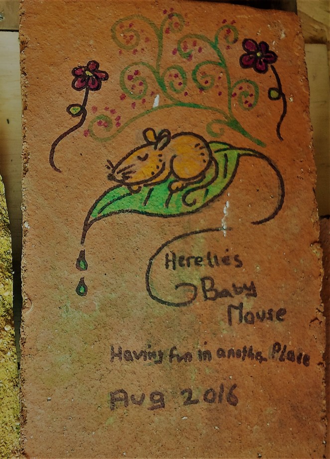 Judi Castille Little Mouse Memorial tile